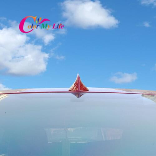 New ABS Paint Car Front Antenna Radio Shark Fin Aerials Sticker for Ford Fiesta Hatchback for Focus 2 Mk2 Hatchback Ecosport