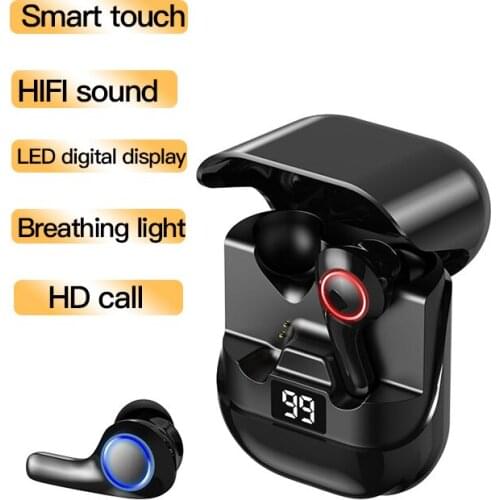 Bluetooth Earphone Sports Waterproof TWS Wireless Bluetooth Headphones With Microphone Touch Control Earbuds Headsets For Phone