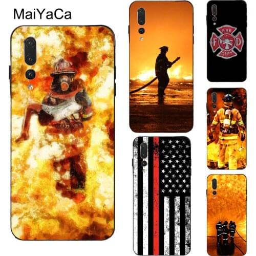 MaiYaCa Firefighter Fire Fireman Case For Huawei Honor 10i 7A Pro 7C 8A 8C 8S 8X 9X 9 10 Lite 20 Pro Nova 5T Y6 Y9 Y7 2019