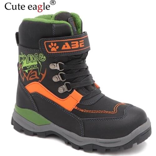 Зимние сапоги для мальчиков Cute Eagle China At AliExpress