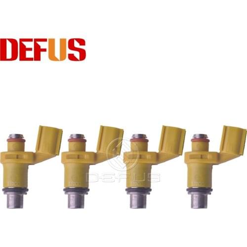 DEFUS 4X Replacement 170cc/min 2 holes Motorcycle Fuel Injector for Ya-maha Motorbike Nozzle Injection Engine System Bico Yellow