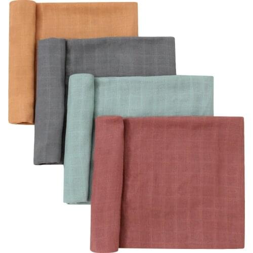 Baby Muslin Squares Baby Blanket Muselina Bebe Algodon Newborn Lange Bebe Coton Bio Swaddle