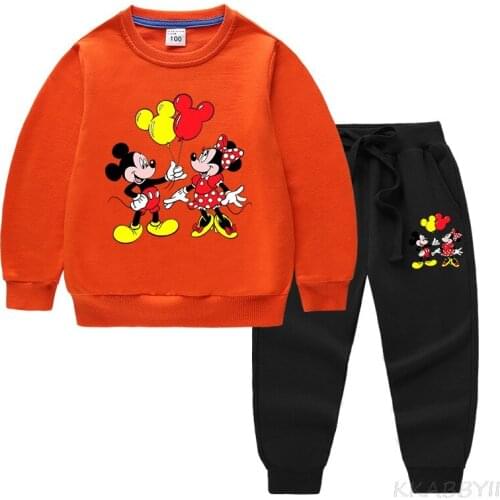 Disney Game Autumn Fashion Baby Girl Clothes Cotton Long Sleeve +Pants 2pcs Kids Tracksuit Baby Boy Clothing Set 2-16Y