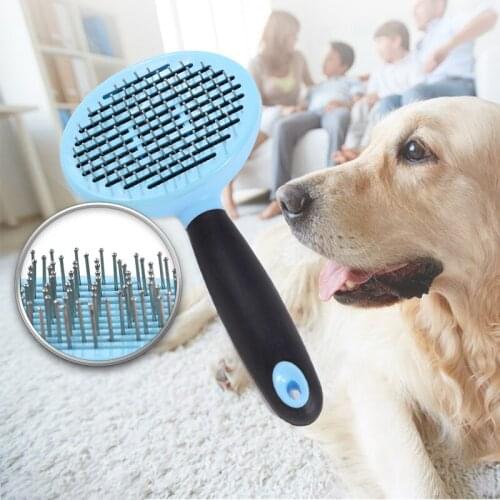 Dog Cat Comb Pet Puppy Blue Brush Pet Fur Grooming Tool For Long & Short Hair Dogs Pet Grooming Brush High Quality Horse Brush