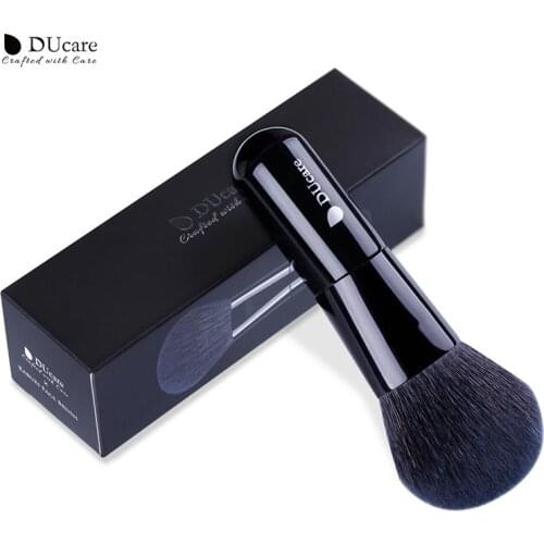 DUcare Brushes for Makeup Professional Liquid Foundation Powder Face Soft Natural Hair Beauty Make up Brushes Tools With Box