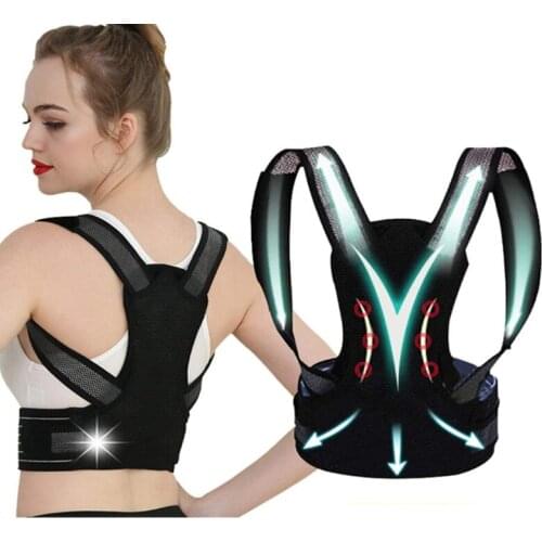 Posture Corrector Back Posture Brace Clavicle Spine Support Slouching and Hunching Adjustable Posture Correction Back Trainer
