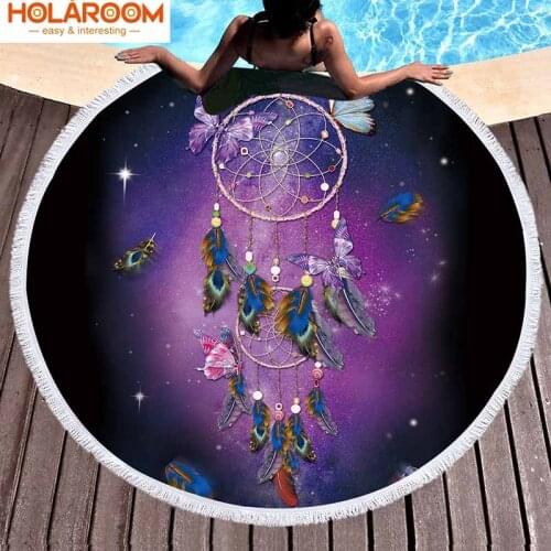 Round Microfiber Beach Towel Microfiber Shower Towels Polyester Fiber Beach Towel Shower Shawl Large Towel Toalla de playa