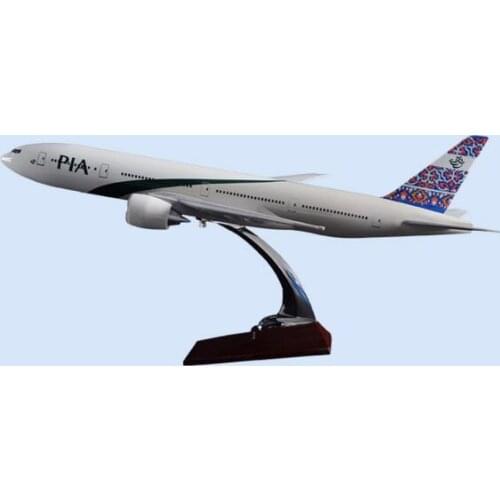 47cm Pakistan Airplane Model B777 Airlines PIA Aircraft Model Japan Airlines B777 Airplane Model JAL Aircraft Plane Toy Gift