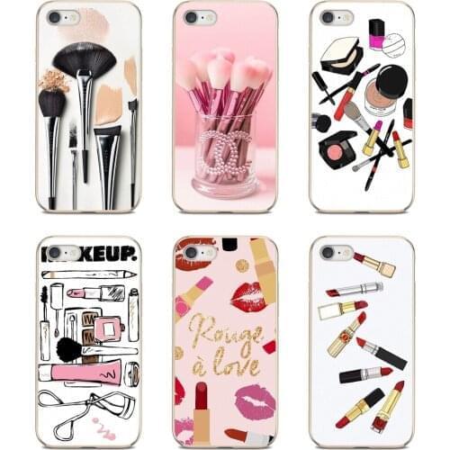 Case Tools-Lipstick-Beauty-Girl-Makeup-Set For Xiaomi Redmi 2 S2 3 3S 4 4A 5 5A 5 6 6A 7A 9 9T 9C 9A Pro Pocophone F1