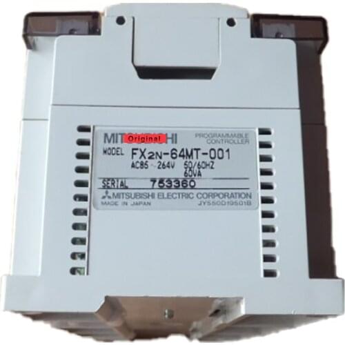 New Original FX2N-64MT-001 DI 32 DO 32 Transistor Module Programmable Logic Controller PLC Main Unit AC 220V