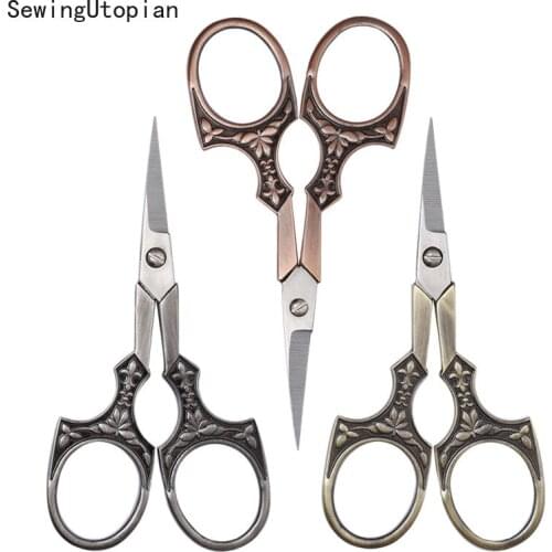 Scissor Handicraft Embroidery Fabric Cross Stitch European Retro Classic Vintage Antique Craft Sewing Tailor Scissors Tool
