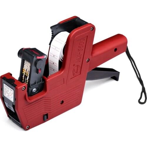 MX-5500 Handheld Price Labelling Gun Plastic 8 Digits EOS Price Tag Gun 21 X 12mm Labels Machine for Supermarket Shopping Mall