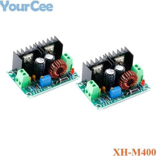 2pcs XH-M400 DC DC Step Down Buck Module Adjustable 200W DC4-40V XL4016E1 High Power 8A Voltage Regulator Power Module