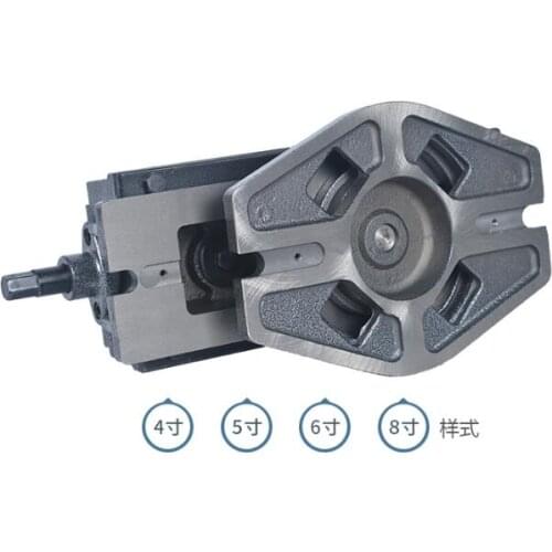 Precision angle-fixed Bench Vise 8 inches for heavy milling machine