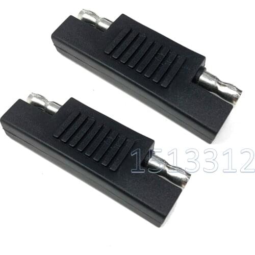 2PCS Solar SAE Polarity Reverse Adapter Connectors For Quick Disconnect Extension Cable Solar Panel Battery Power Maintainer