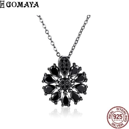 GOMAYA 925 Sterling Silver Skull Retro Tassels Drop Earrings Exquisite Female Fine Jewelry Halloween Romantic Girlfriend Gift