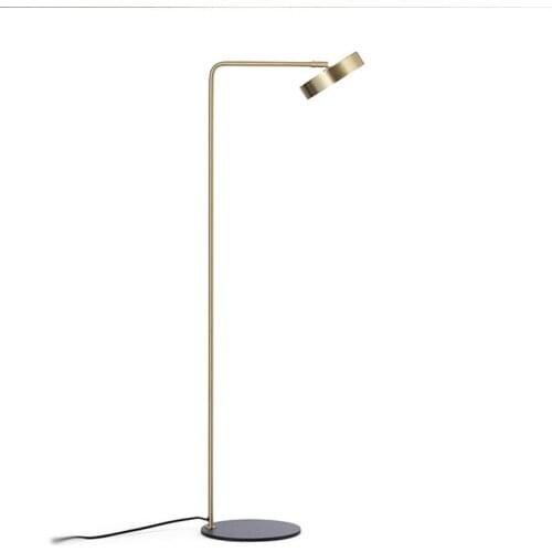 Modern Gold Metal Floor Lamps Luxury Decoration Standing Lamps For Study Foyer Bedroom Living Room Home Floor Lights FA069