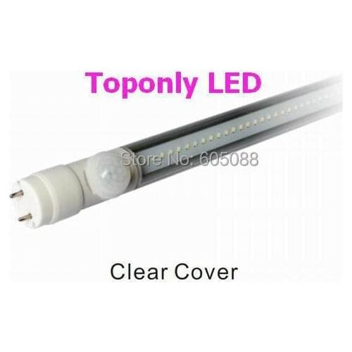 18w led pir sensor tube light T8 two ways of sensing good quality with 5year warranty AC100-265V 100pcs/lot DHL free shipping