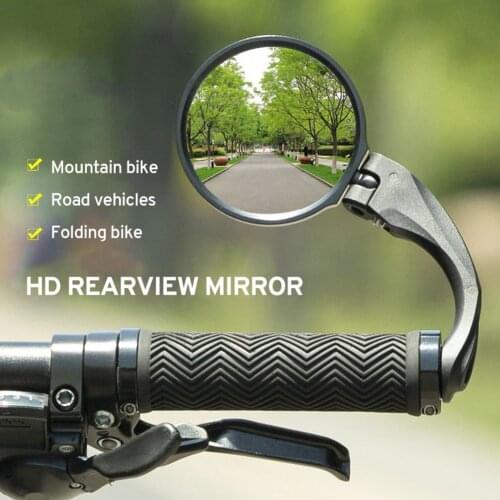 Bicycle Handlebar Rear View Mirrors Cycling Mtb Bicycle Adjustable Handle Adjustable Hd View Rear View Mirror Left Right Mirrors