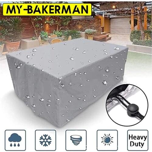 Waterproof Outdoor Patio Garden Furniture Covers Rain Snow Chair covers for Sofa Table Chair SPA Dust Proof Cover With Bag