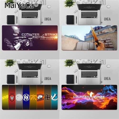Maiyaca Top Quality CS Go Rubber PC Computer Gaming mousepad Free Shipping Large Mouse Pad Keyboards Mat