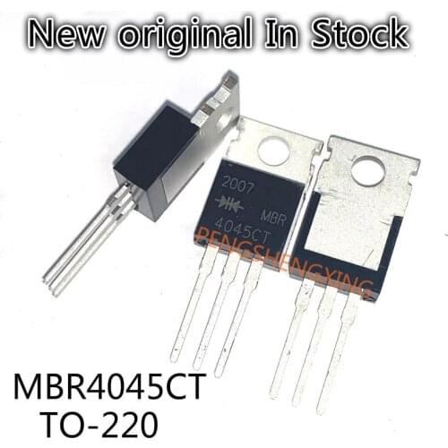 10PCS/LOT MBR4045CT MBR4045 schottky rectifier diode encapsulation TO-220 New original spot hot sale