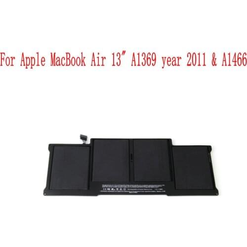 7.3V 51WH A1405 Laptop Battery For Apple MacBook Air 13" A1369 year 2011 & A1466 batteries