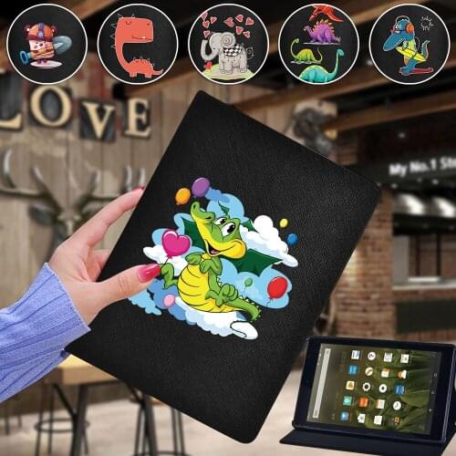 Tablet Case for Amazon Fire 7 5/7/9th /HD8 6th 7th 8th /HD10 5th 7th 9th Pu Leather Stand Tablet Cover Case for Fire HD 8 Plus