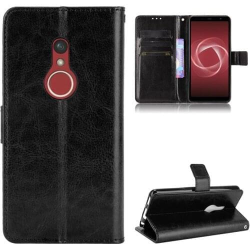For Fujitsu Arrows Be4 F-41A Case Luxury Flip PU Leather Wallet Lanyard Stand Case For Fujitsu Arrows Be4 Plus F-41B Phone Bags