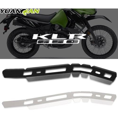For KAWASAKI KLR650 KLR 650 2008-2021 2020 2019 2018 2017 Motorcycle Exhaust Manifolds Shield Cover Heat Protection Heel Guard