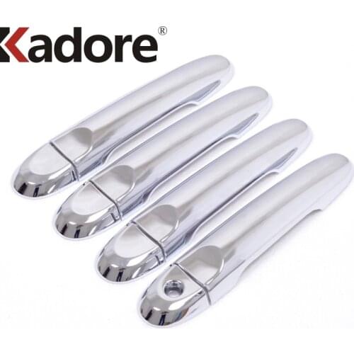 For Nissan March Micra 2011 2012 2013 2014 ABS Chrome Door Handle Cover Trim Car Styling Auto Exterior Accessories