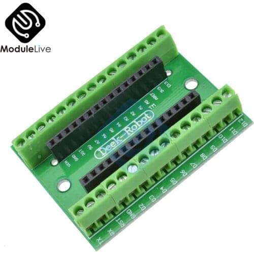 NANO V3.0 3.0 Controller Terminal Adapter Expansion Board For Arduino AVR ATMEGA328P NANO IO Shield Simple Extension Plate
