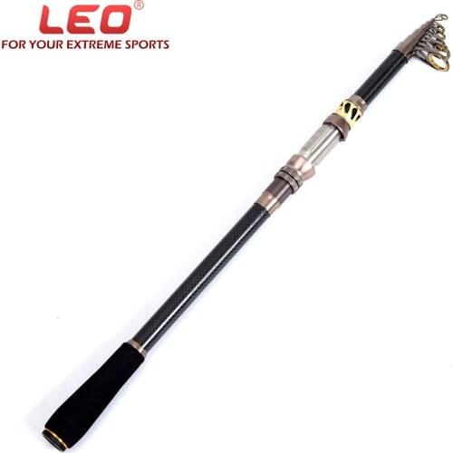 LEO Carbon rod long shot behind sea sea fishing rod Fishing vessels base alloy Telescopic fishing rod Free Shipping