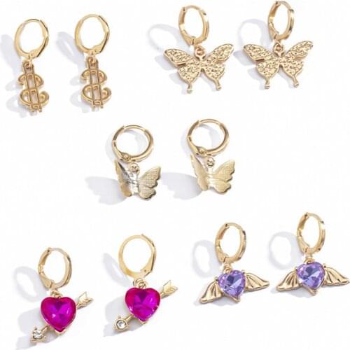 My Ynlei Women's Gold Earrings