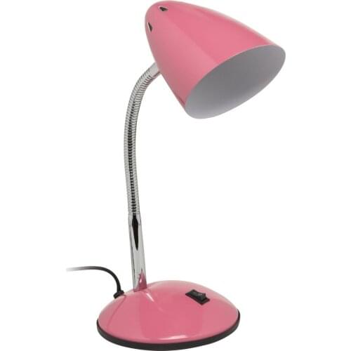 Table lamp with adjustable and rotating articulated flexo, for reading, study or work, retro style, industrial, vintage