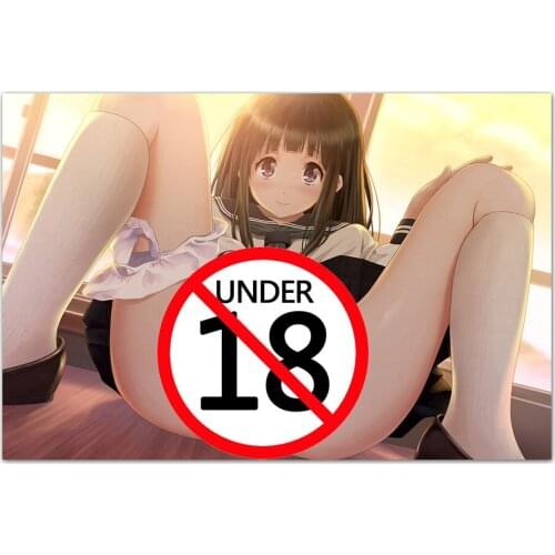 School Uniform Girl Canvas Painting Japanese Anime Poster Print Wall Art Picture Modern Living Room Decor