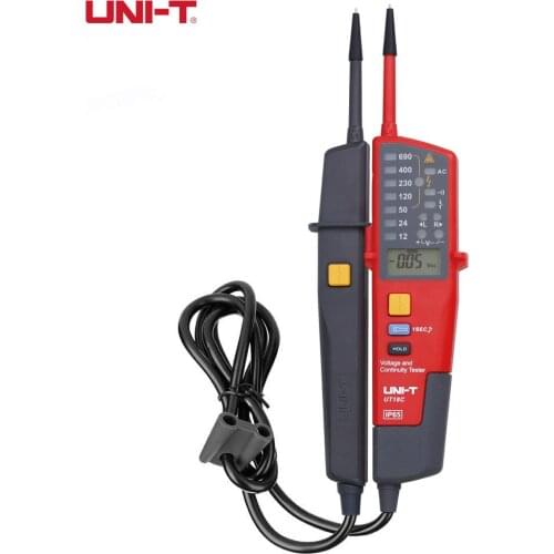 UNI-T UT18C UT18D Voltage And Continuity Tester Waterproof Electric Pen RCD Test Polarity Detection AC DC Voltmeter