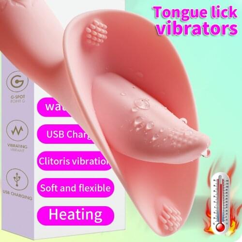 Tongue Lick Vibrators For Woman Clitoris Stimulator Adult Sex Machine Female Masturbator Vagina Toys Couples Flirting Tools Shop