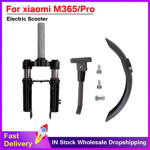 Upgrade For xiaomi M365 Pro Front Fork Shock Absorber Assembly Front Suspension Fork Scooter Front Tube Shock Absorption Parts