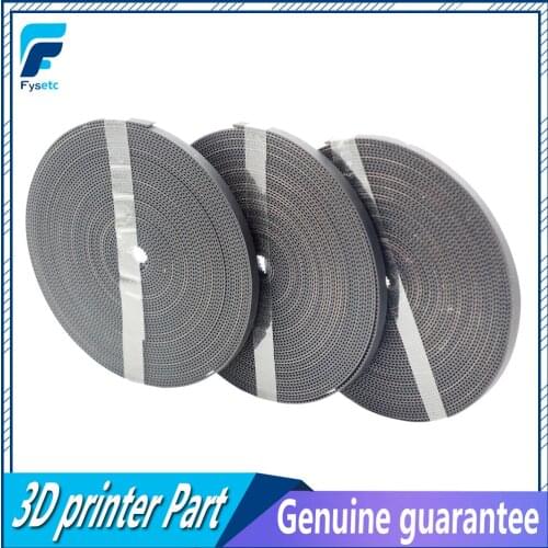 10M/lot 3D printer accessories GT2 synchronous timing belt wide 6mm 2GT-6mm for 3d printer Mendel 2GT belt pulley