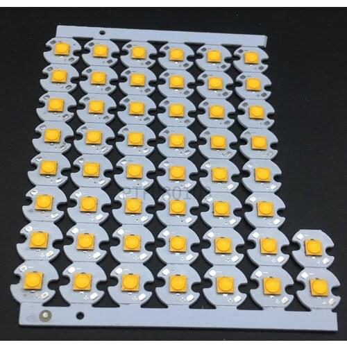 10ps Cree XTE XT-E Warm White LED +16mm Round Base 1W 3W 5W led emitter 380lm5W Warm White LED