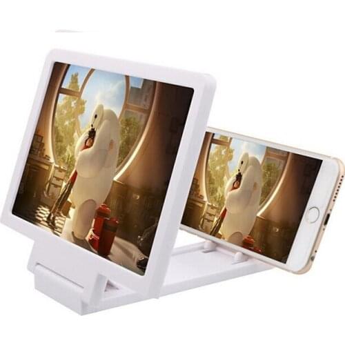 100pcs/lot Universal Mobile Phone Screen Magnifier Bracket 3 Times Enlarge Stand for iPhone X 8 7 6 8Plus 7Plus