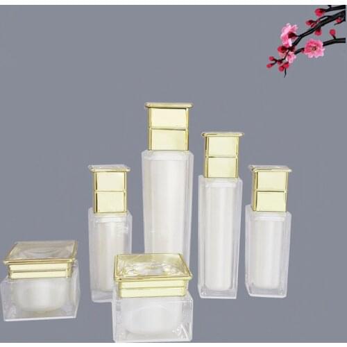 5pcs/lot High-grade Empty Cosmetics Packaging Spray /Lotion Bottle Face / Eye Cream Jar Refillable bottle Cosmetic Container