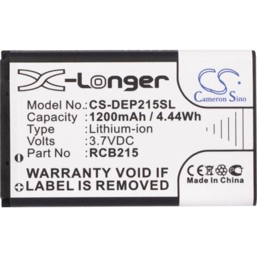 Cameron Sino 1200mAh Battery for Doro PhoneEasy 332GSM Easy 5 Plus Easy 5+ PhoneEasy 332 Primo 215 Primo 405,RCB215 RCB405
