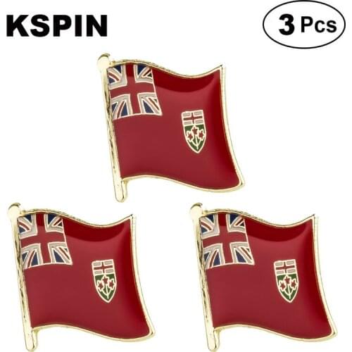 ONTARIO Lapel Pin Brooches Pins Flag badge Brooch Badges