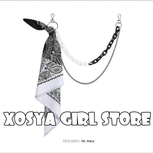 High Street Pants Chain Accessories Ins Hip-hop Pendant Plastic Pants Chain Men Women Fluorescent Hanging Chain Waist Chain