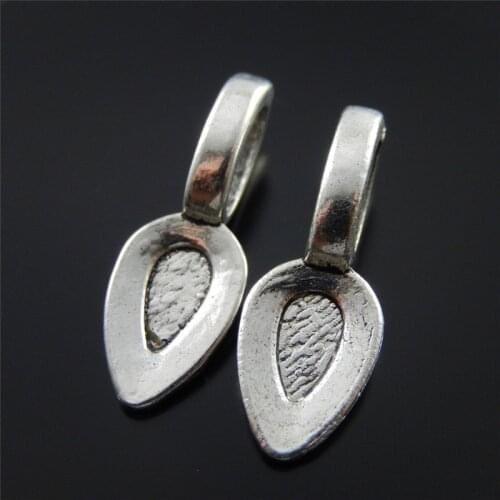 GraceAngie 20pcs Antiqued Silver Color Vintage Alloy Glue On Bail Pendant Charms Gardening Tool Shovel Styling Cute Gardener
