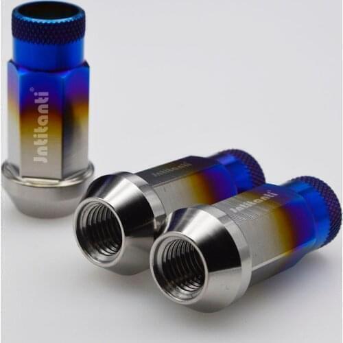 Gr5 titanium lug nut M12*1.5*48 for toyotoToyota/Mazda/ Honda /Acura / Lexus/Mitsubishi/Kia/Hyundai/Cadillac/Chevorlet/Ford