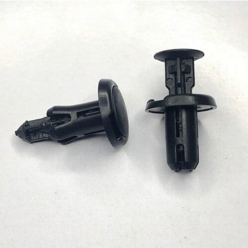 20Pcs Black Plastic Car Bumper Clips Fastener Buckle Interior Trim Card Door Liner Fixed Clamp For Toyota