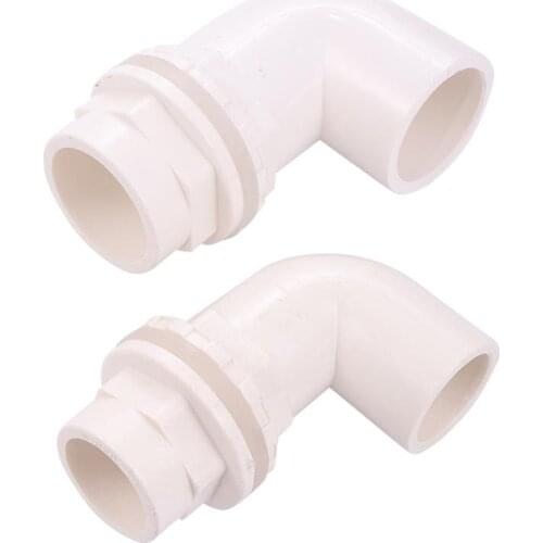I.D 20/25/32mm 90° Elbow PVC Connector Garden Farm Irrigation Water Supply Joint Water Tank Aquarium Drainage System Pipe Tool